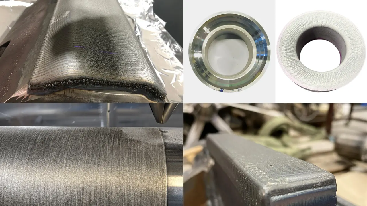Bauteil für Laser Cladding und Oberflächenschutz