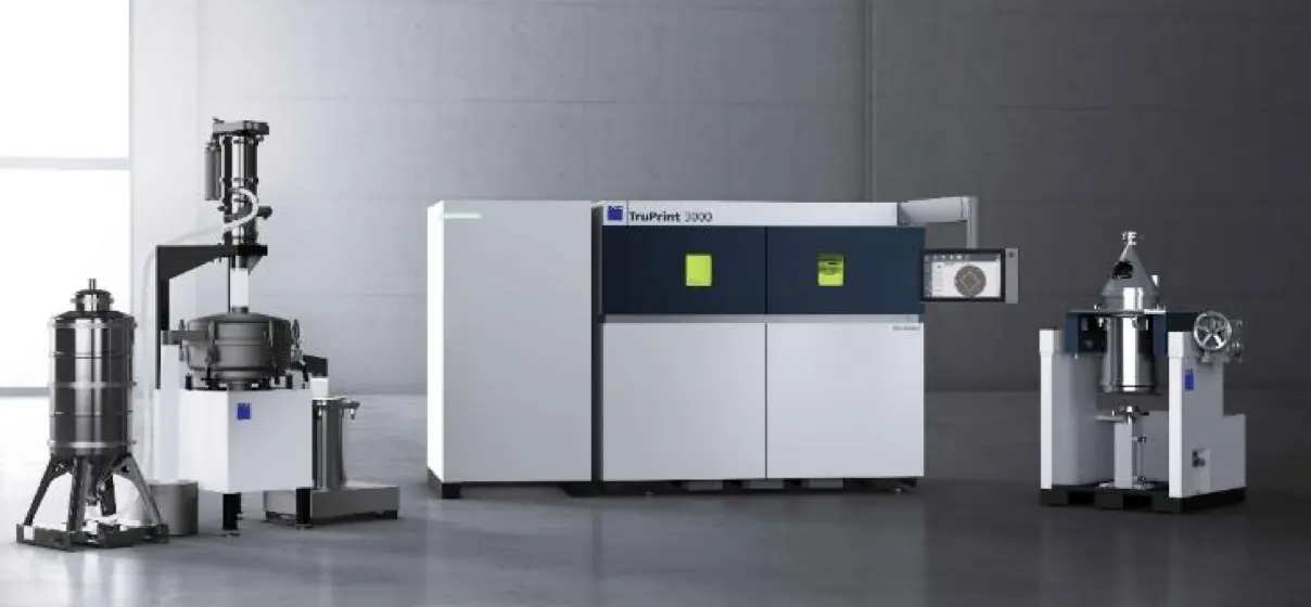 TRUMPF TruPrint 3000 SLM-Maschine für kompakte detaillierte Metalladditivfertigung